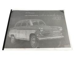 Reparaturanleitung Moskwitsch 407 original russisch 