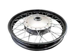 Rad Felge komplett Dnepr K750 Nabe poliert Felge schwarz 