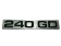 Emblem Typkennzeichen Mercedes G-Klasse 240GD A4608170815 W460 W461 