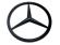 Khlergrill-Emblem schwarz Mercedes G-Klasse Stern W460 W461 Greenliner Wolf Original 