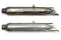 Auspuff "Fischschwanz" 2St. Ural, Dnepr, K750, M72 nicht verchromt. 